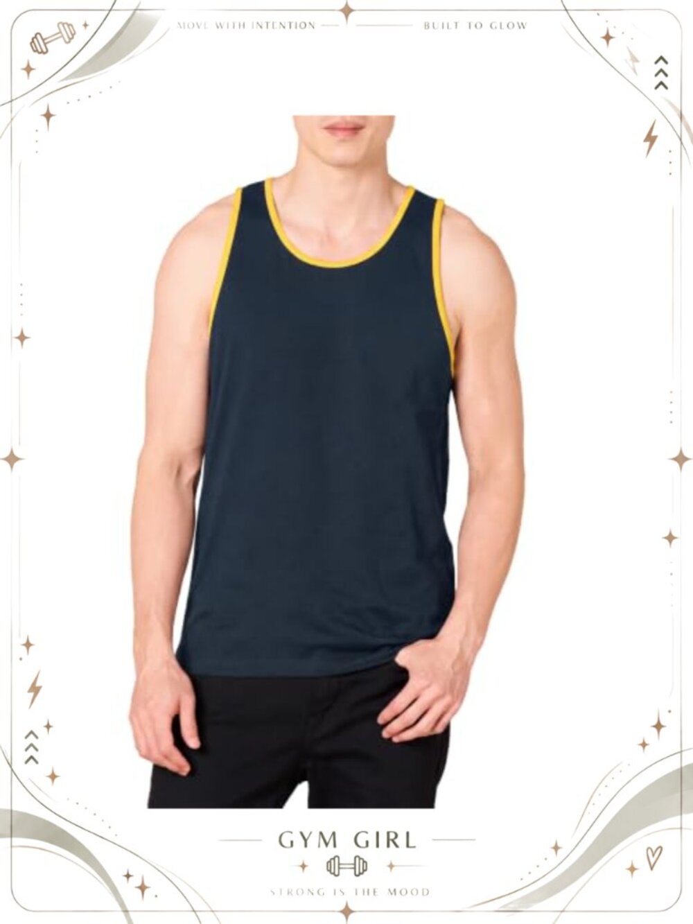 Men's Slim Fit Solid Tank Top Lightweight Jersey Sleeveless Casual